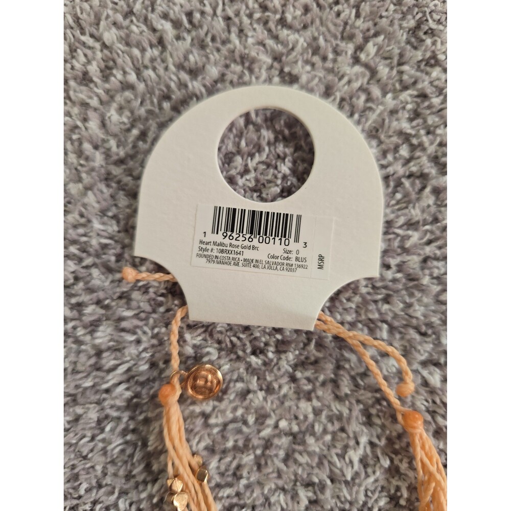 Pura Vida Heart Malibu Rose Gold Bracelet - Picture 2 of 2